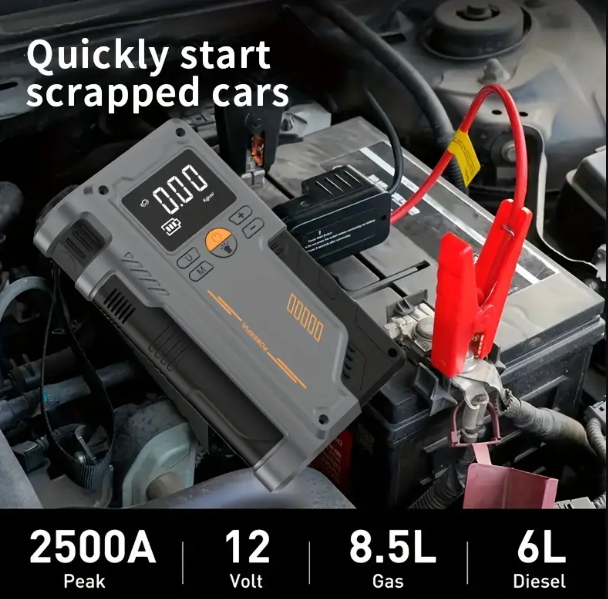 ARRANCADOR DE BATERÍA CON INFLADOR - Imagen 19