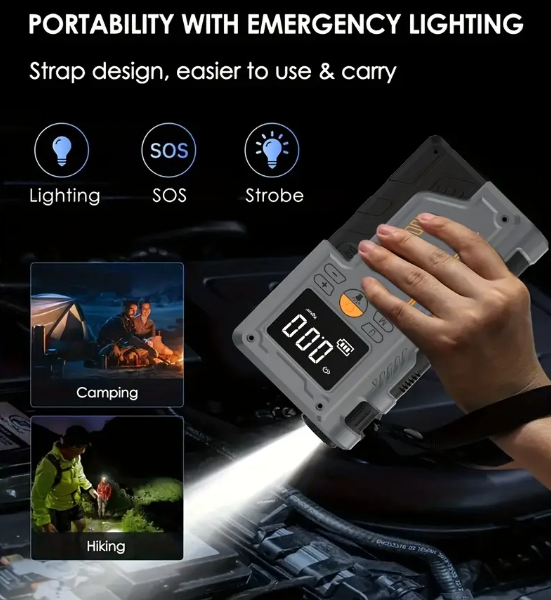 ARRANCADOR DE BATERÍA CON INFLADOR - Imagen 20